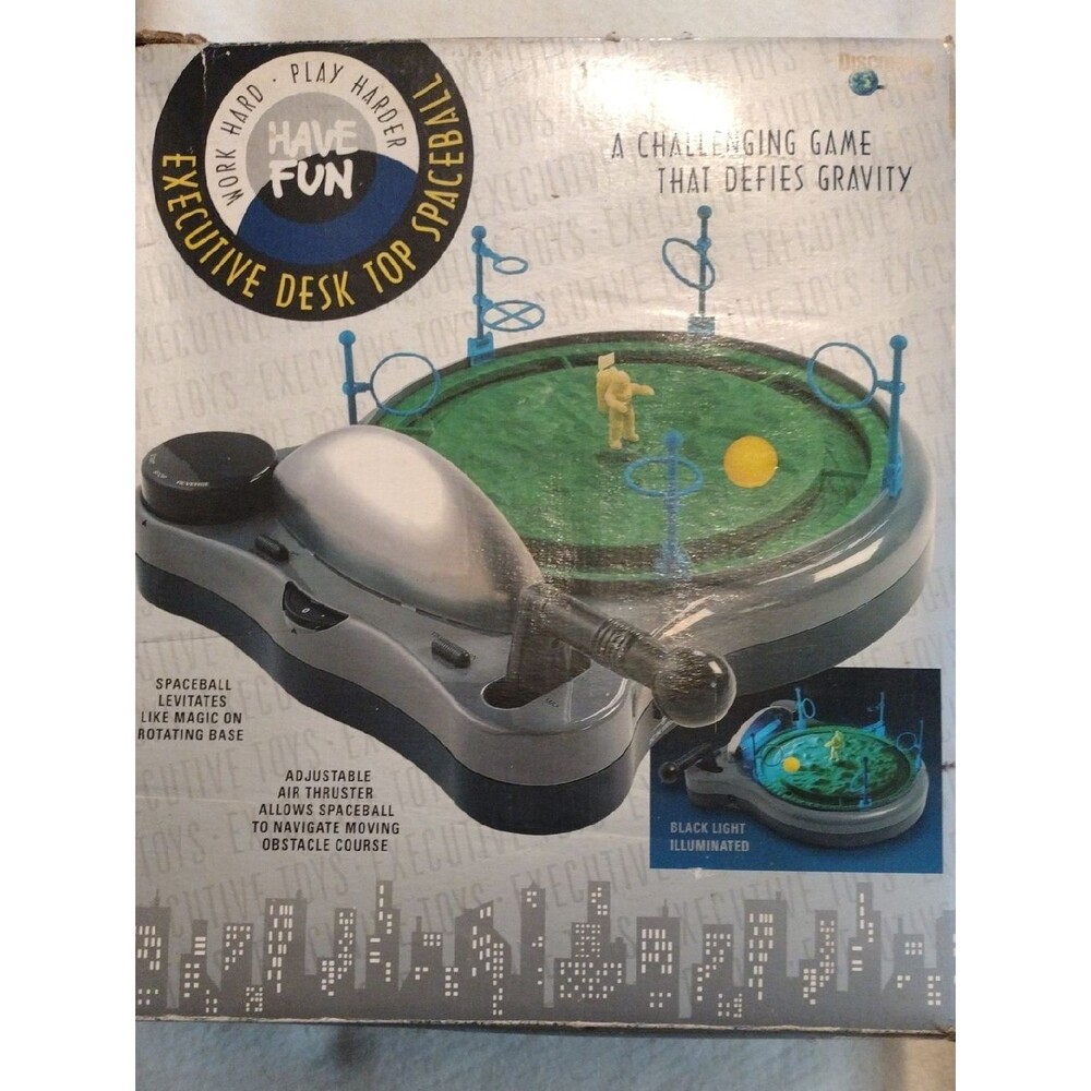 Original Discovery Channel Store Gravity Desk Top Spaceball Game